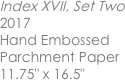 Index XVII, Set Two 
